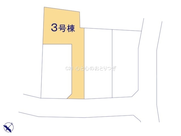 相模原市中央区上溝第140　新築分譲住宅　3号棟