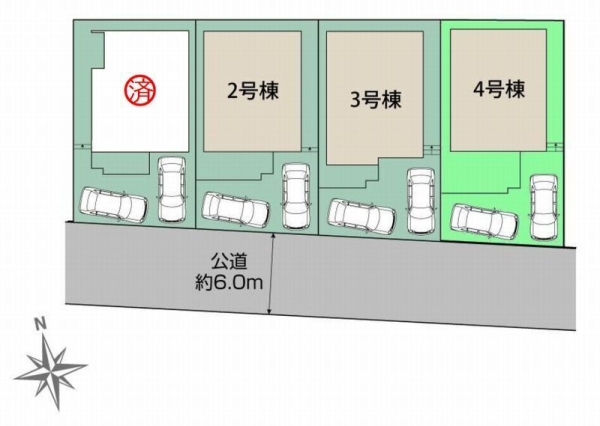大和市下鶴間　新築分譲住宅　4号棟