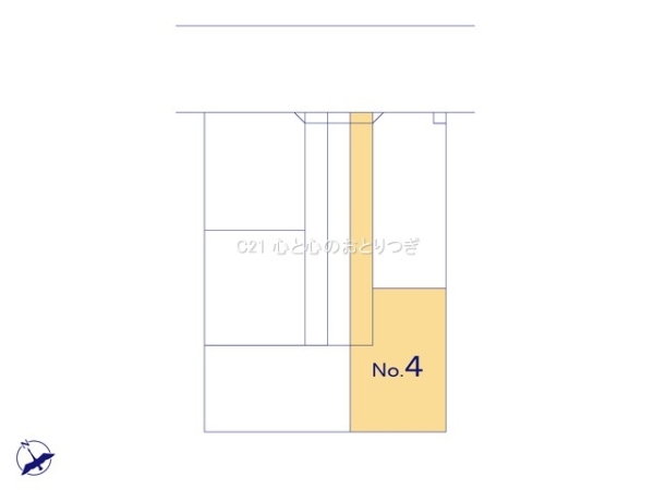 相模原市中央区中央3丁目　建築条件付き売地　No4