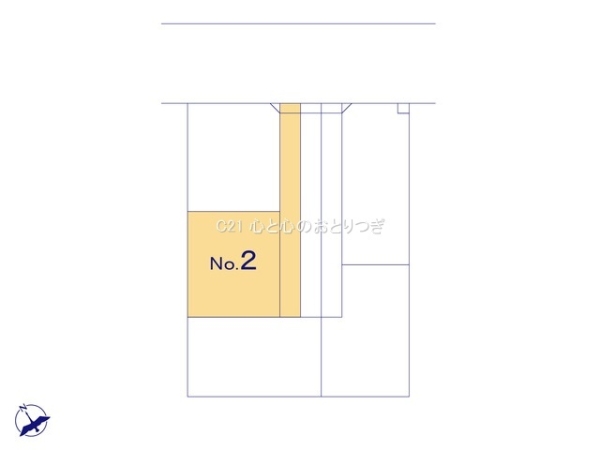 相模原市中央区中央3丁目　建築条件付き売地　No2