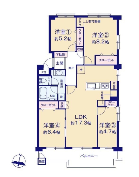 東急ドエルつきみ野ビレジC　１号棟