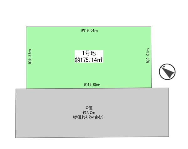 大和市南林間7丁目　建築条件なし売地