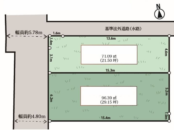 横浜市戸塚区上倉田町　土地　全2区画　1区画