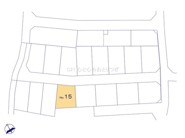 相模原市中央区田名　建築条件付き売地　No15