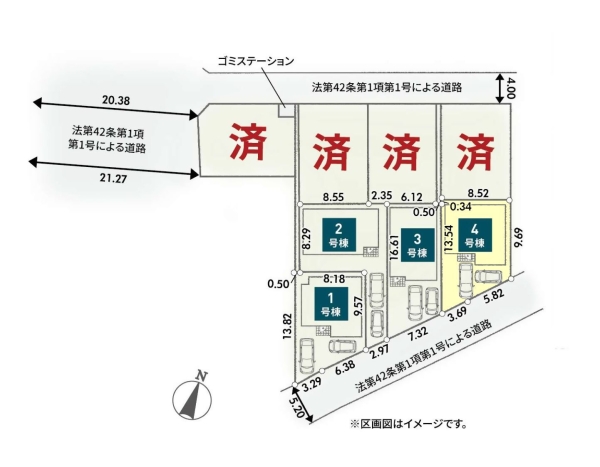 大和市上草柳6丁目第2　新築分譲住宅　4号棟
