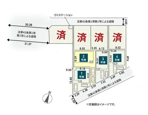 大和市上草柳6丁目第2　新築分譲住宅　2号棟