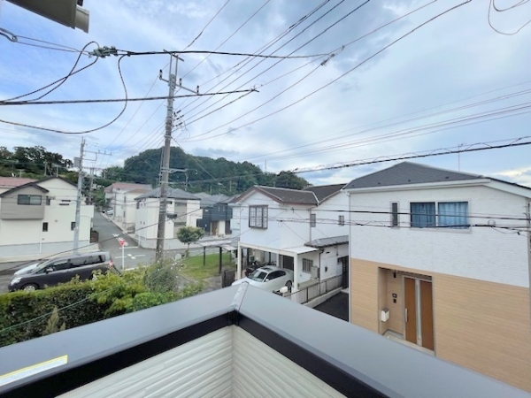 座間市明王 新築分譲住宅 A号棟(バルコニー)