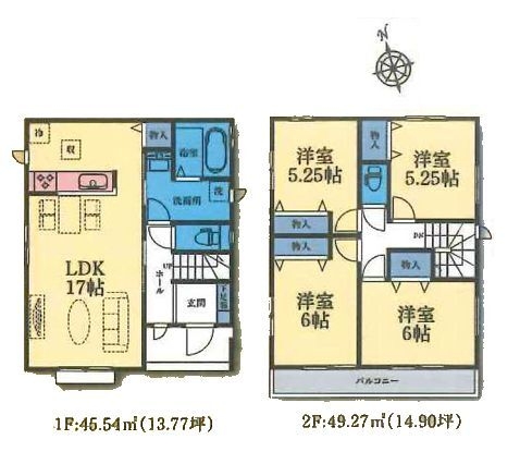 町田市南大谷1丁目　新築分譲住宅　F号棟
