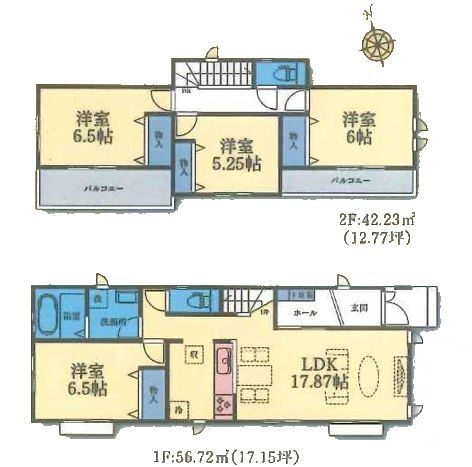 町田市南大谷1丁目　新築分譲住宅　E号棟