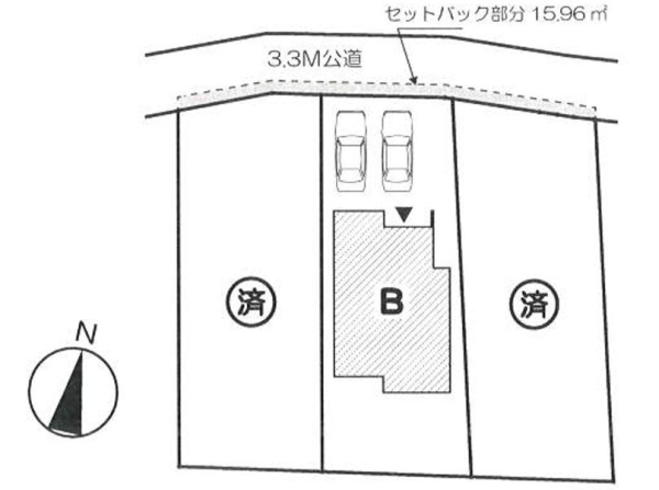 横浜市旭区南本宿町　新築戸建　全3棟　B号棟