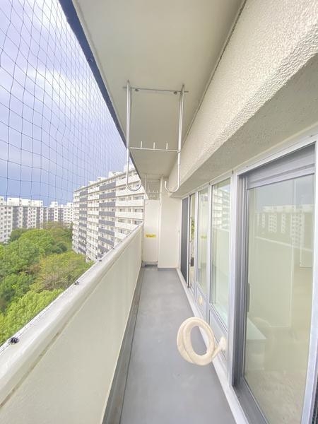 県ドリームハイツ17号棟(バルコニー)
