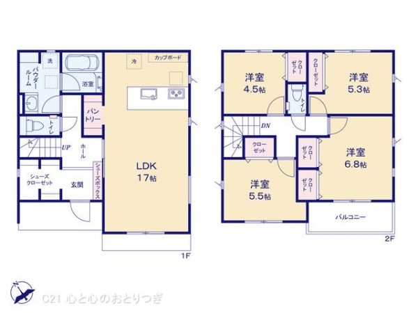 町田市南大谷7丁目第5　新築分譲住宅　4号棟