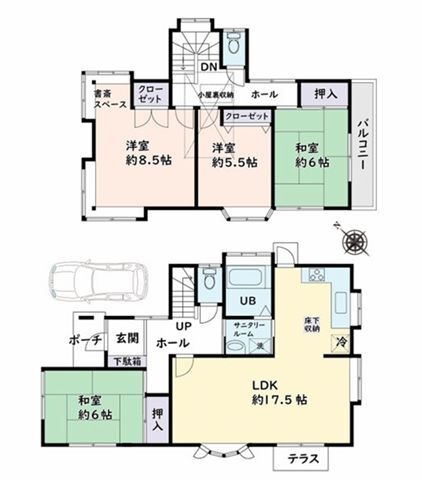 大和市西鶴間2丁目　中古戸建