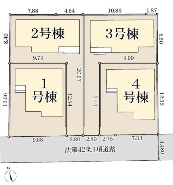 横浜市瀬谷区宮沢２丁目　新築戸建　全４棟　１号棟