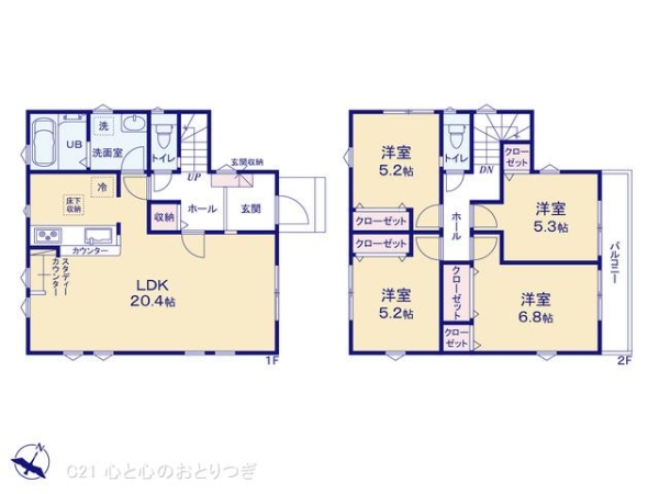 町田市大蔵町4期　新築分譲住宅　2号棟