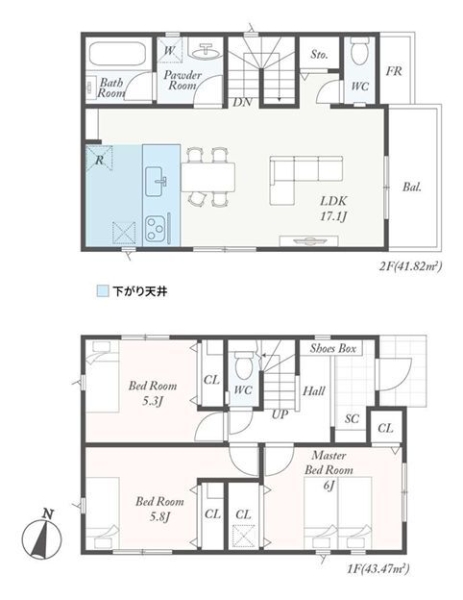 座間市入谷西5丁目第4　新築分譲住宅　2号棟