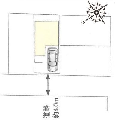 横浜市戸塚区下倉田町の中古一戸建て(区画図)