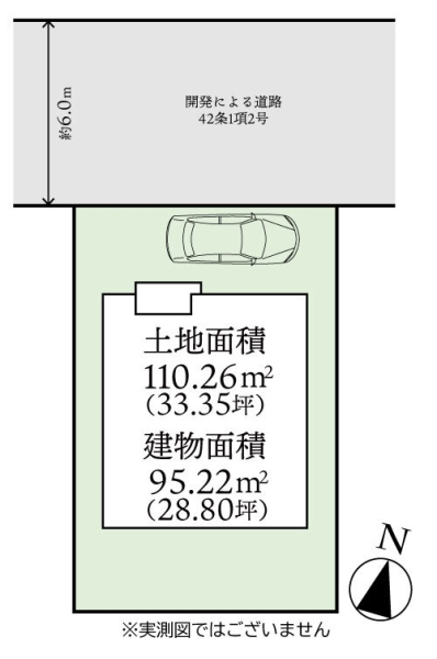 座間市相武台3丁目の中古一戸建て(区画図)