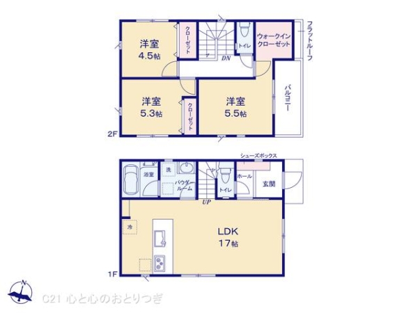 座間市入谷西5丁目第4　新築分譲住宅　1号棟