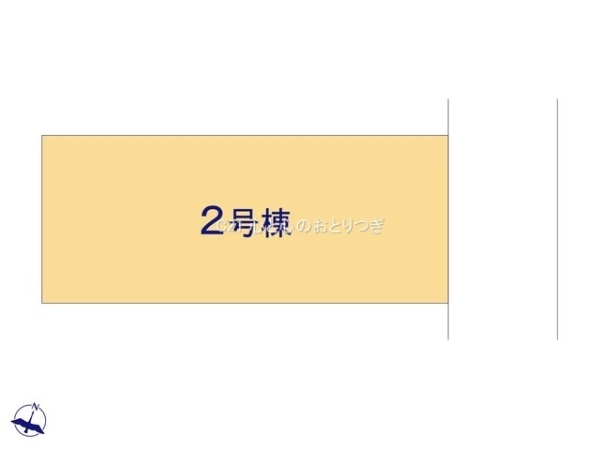 大和市鶴間1丁目2期 新築分譲住宅 2号棟(区画図)