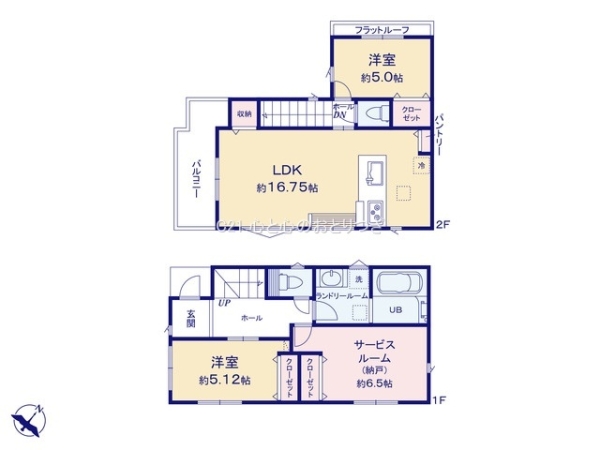 相模原市南区御園3丁目 新築分譲住宅 A号棟(間取り)