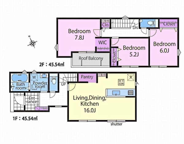 綾瀬市寺尾本町3丁目　新築戸建　全8区画　1号棟