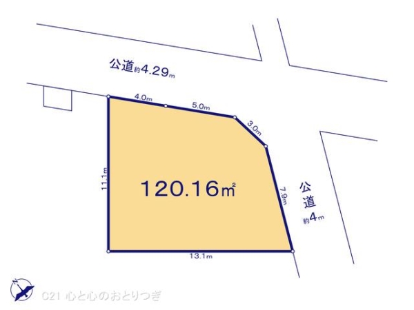 相模原市南区西大沼3丁目　建築条件なし売地　J区画