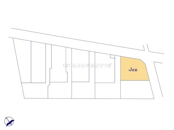 相模原市南区西大沼3丁目　建築条件なし売地　J区画