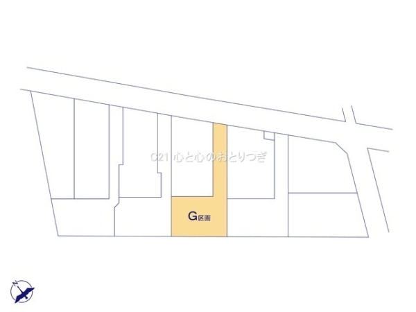 相模原市南区西大沼3丁目　建築条件なし売地　G区画