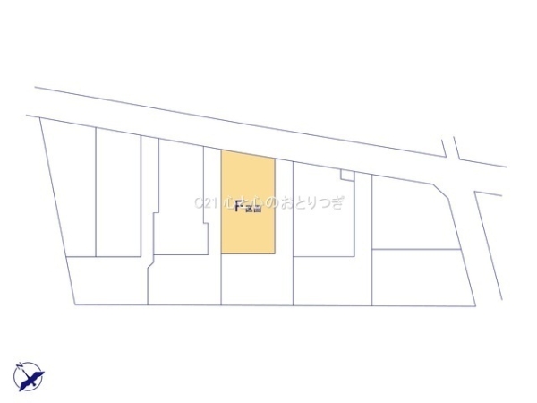 相模原市南区西大沼3丁目　建築条件なし売地　F区画