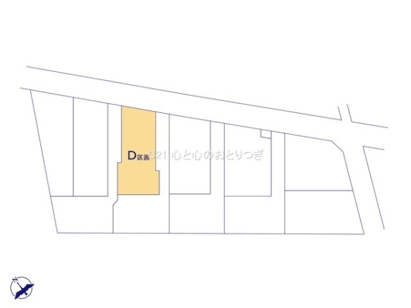 相模原市南区西大沼3丁目　建築条件なし売地　D区画