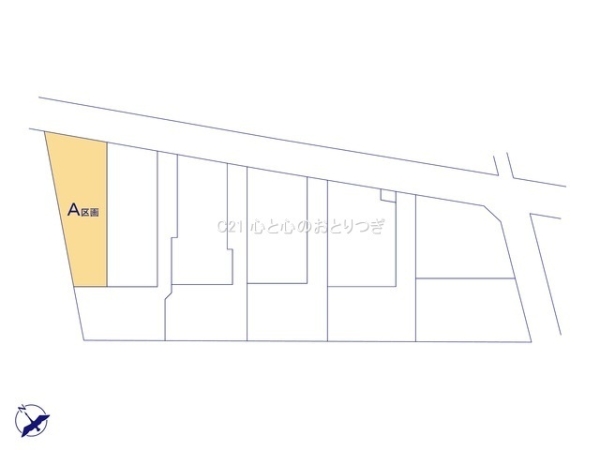 相模原市南区西大沼3丁目　建築条件なし売地　A区画