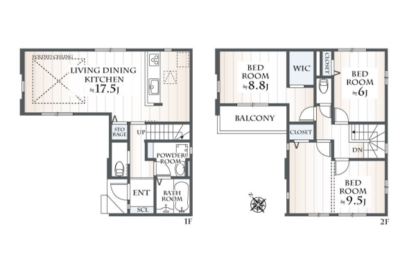 相模原市南区相南2丁目9期 新築分譲住宅(間取り)