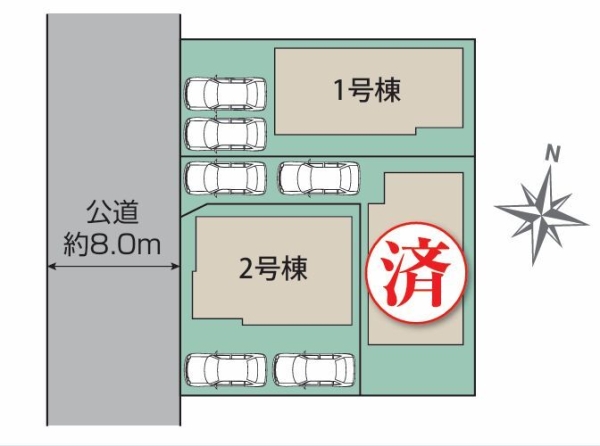 藤沢市菖蒲沢　新築戸建　全３棟　１号棟