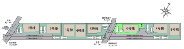 大和市中央林間西5丁目　新築分譲住宅　6号棟