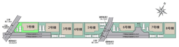 大和市中央林間西5丁目　新築分譲住宅　1号棟