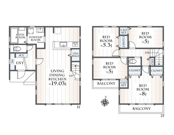 大和市福田2丁目14期　新築分譲住宅　3号棟