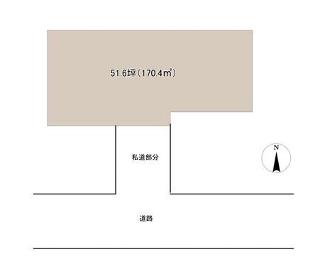 大和市南林間8丁目　建築条件なし売地