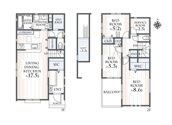 相模原市南区桜台　新築分譲住宅　B号棟