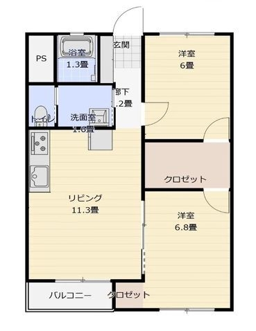 東林間コーポラスＢ棟