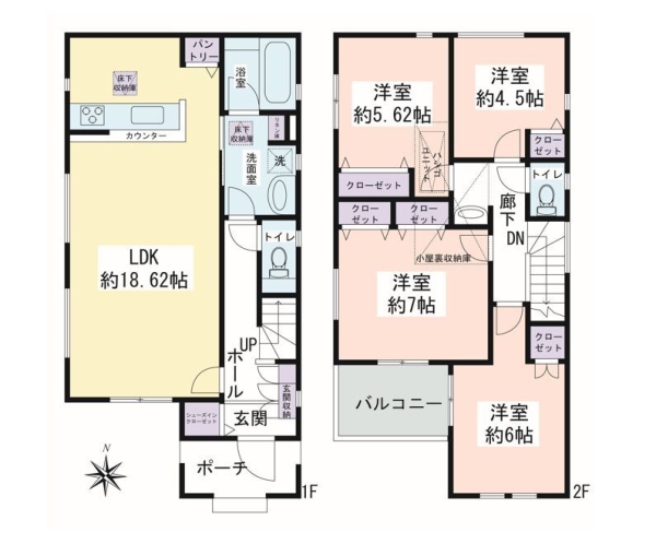 綾瀬市蓼川3丁目　新築戸建　全7棟　13号棟