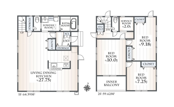 大和市中央林間８丁目の中古一戸建て