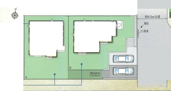 横浜市旭区今宿2丁目　新築戸建　全2棟　A号棟