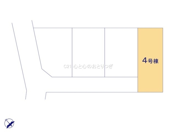 町田市木曽西3丁目2期　新築分譲住宅　4号棟