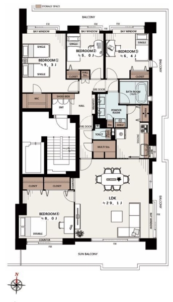 サン・ステージ緑園都市西の街六番館