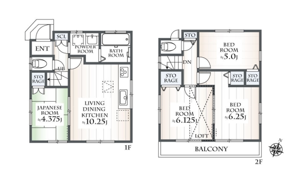 大和市上草柳８丁目の中古一戸建て