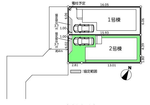 相模原市南区相南2丁目4期　新築分譲住宅　2号棟