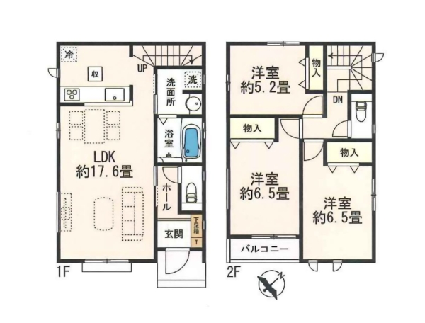 相模原市南区御園5丁目 新築分譲住宅 D号棟