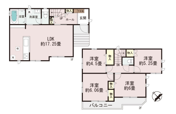 相模原市南区上鶴間1丁目 新築分譲住宅 B号棟