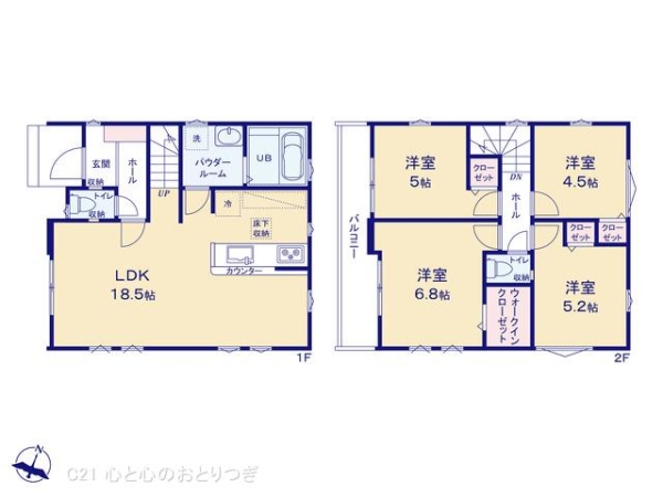 大和市上和田4期　新築分譲住宅　2号棟